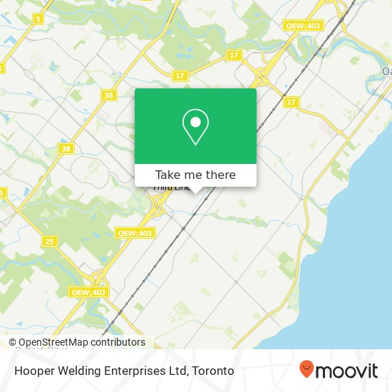 Hooper Welding Enterprises Ltd map