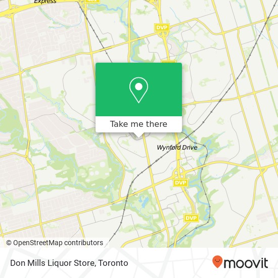 Don Mills Liquor Store map