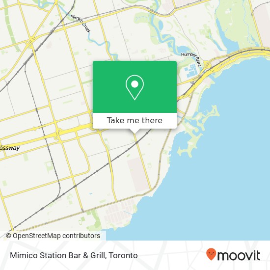 Mimico Station Bar & Grill plan