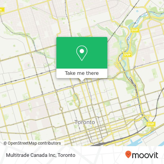 Multitrade Canada Inc map