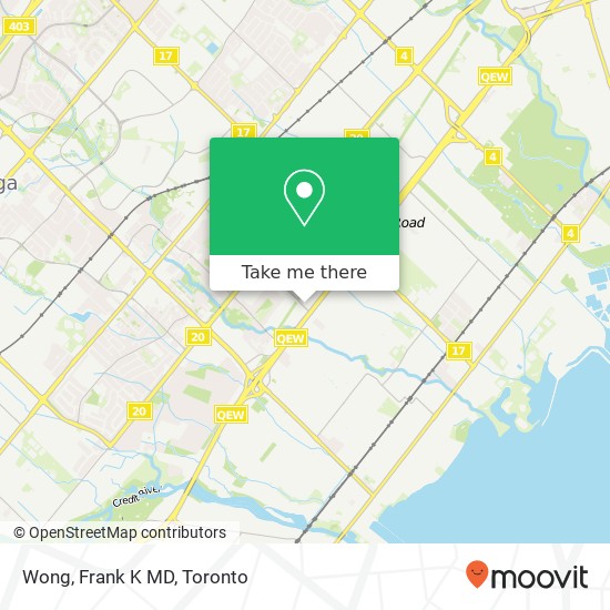 Wong, Frank K MD map