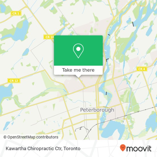 Kawartha Chiropractic Ctr map