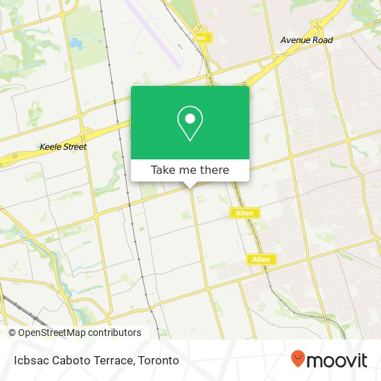 Icbsac Caboto Terrace map