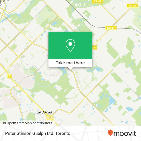 Peter Stinson Guelph Ltd map