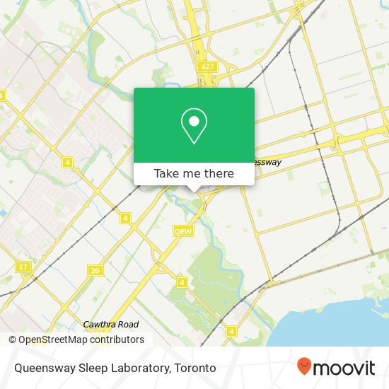 Queensway Sleep Laboratory map