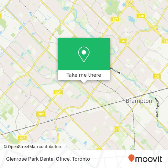 Glenrose Park Dental Office map