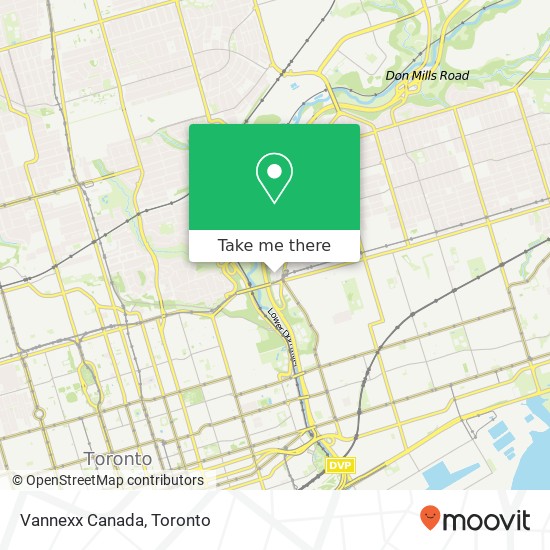 Vannexx Canada map