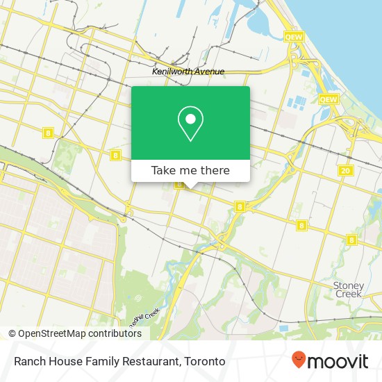 Ranch House Family Restaurant map