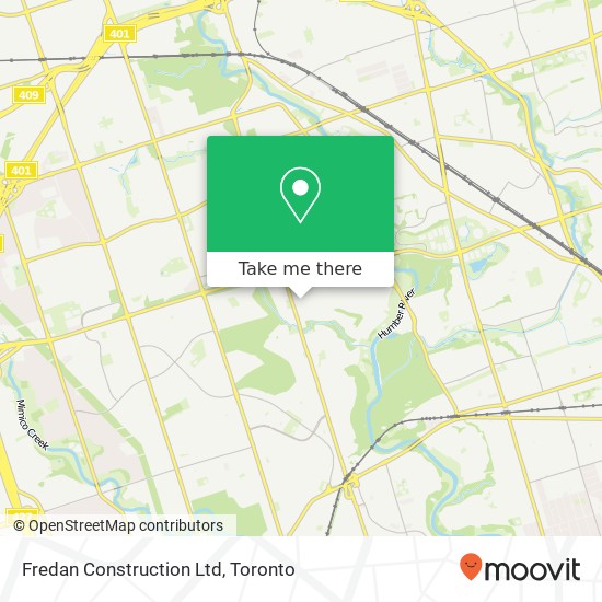 Fredan Construction Ltd map