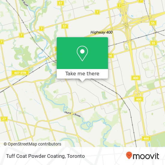 Tuff Coat Powder Coating map