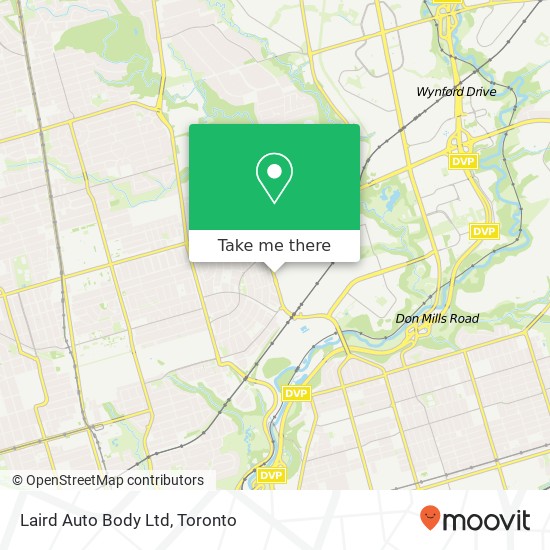 Laird Auto Body Ltd map
