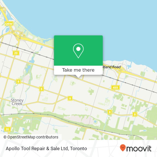 Apollo Tool Repair & Sale Ltd map