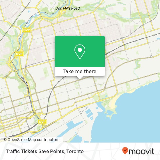 Traffic Tickets Save Points map