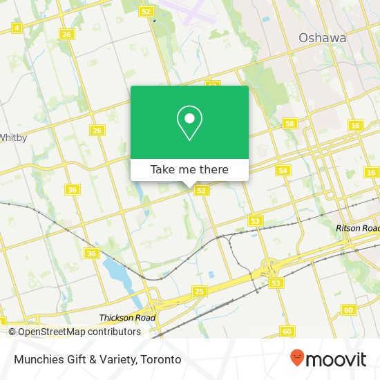 Munchies Gift & Variety map