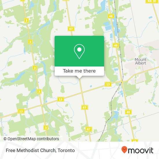 Free Methodist Church map