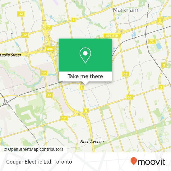 Cougar Electric Ltd map