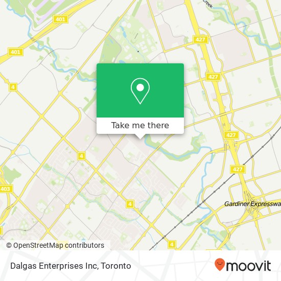 Dalgas Enterprises Inc map