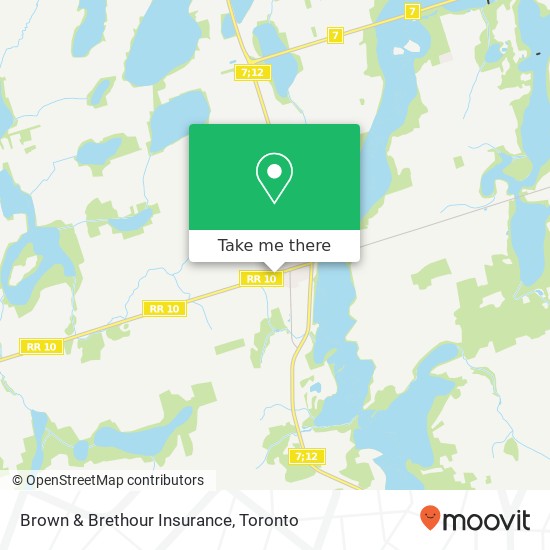Brown & Brethour Insurance map