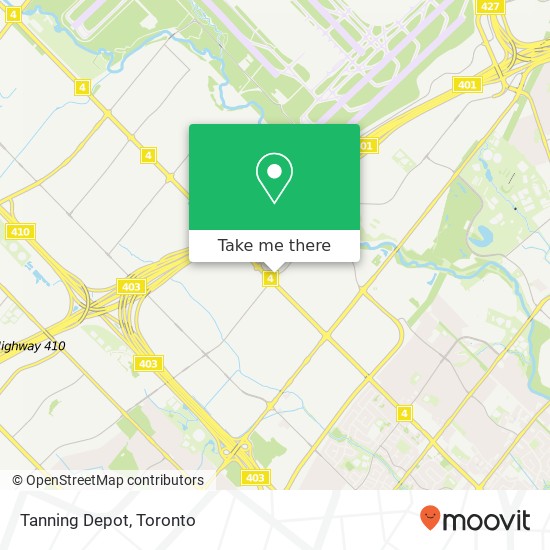 Tanning Depot map