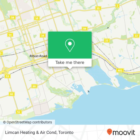 Limcan Heating & Air Cond map