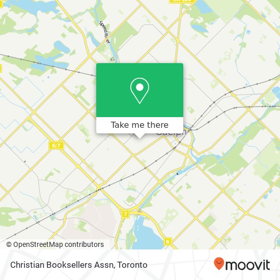 Christian Booksellers Assn map