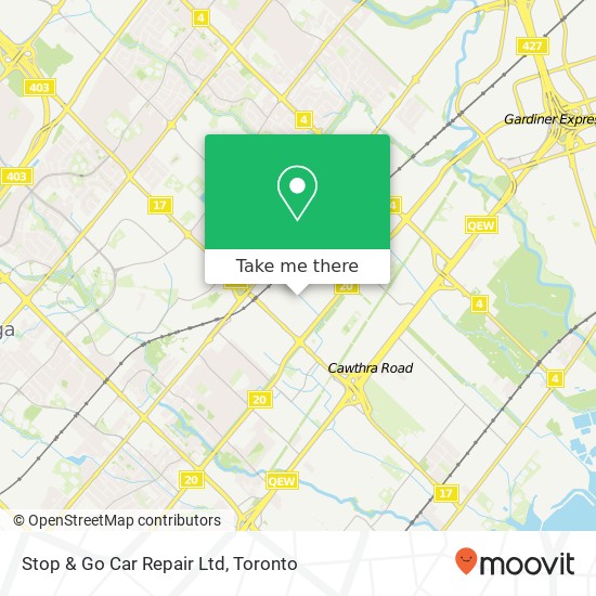 Stop & Go Car Repair Ltd map