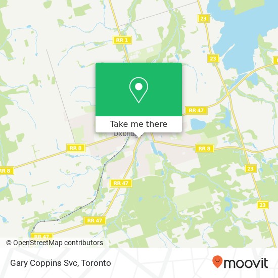 Gary Coppins Svc map