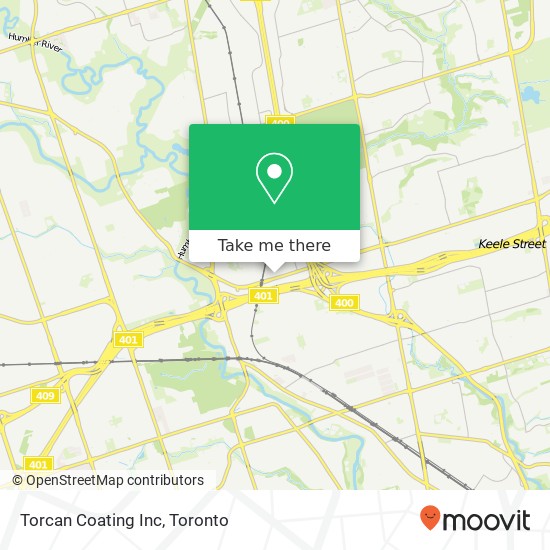 Torcan Coating Inc map