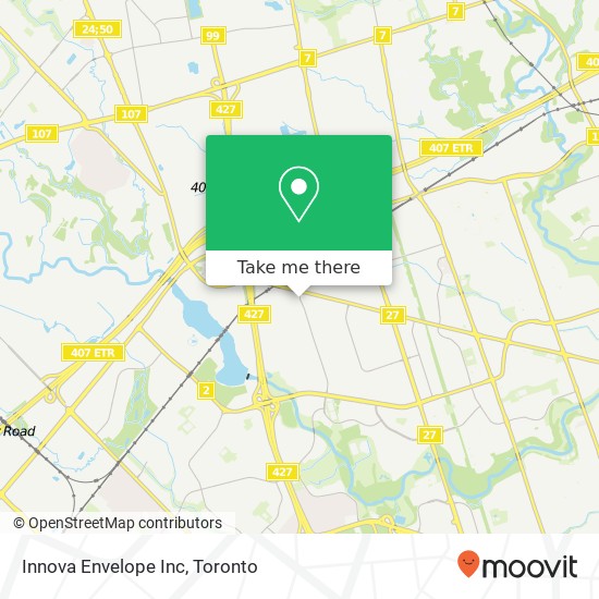 Innova Envelope Inc map