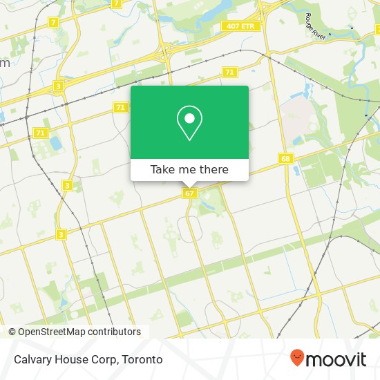 Calvary House Corp map