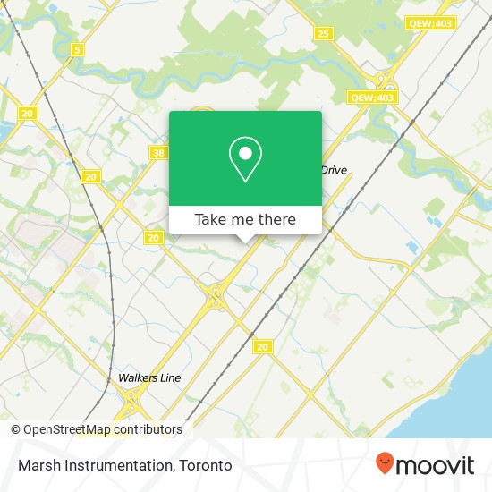 Marsh Instrumentation map