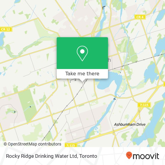 Rocky Ridge Drinking Water Ltd map
