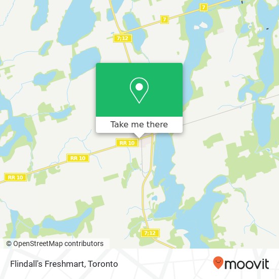 Flindall's Freshmart map