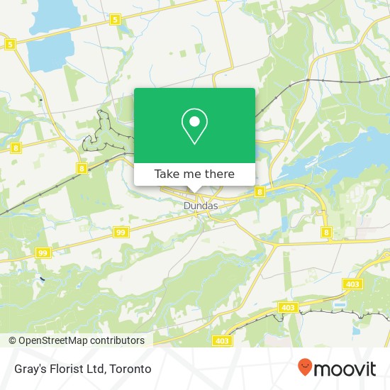 Gray's Florist Ltd map