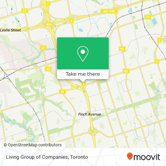 Living Group of Companies map