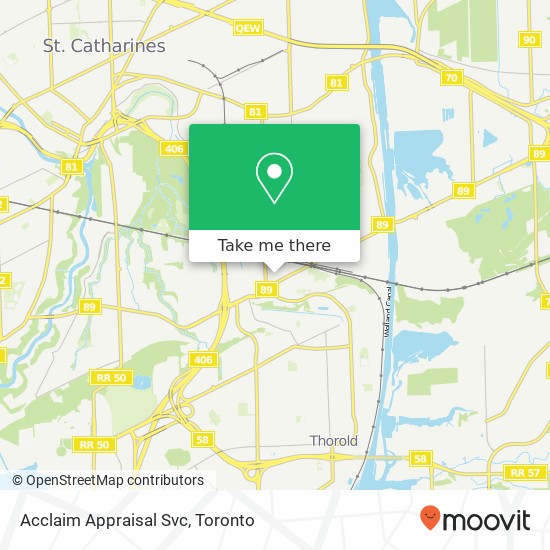 Acclaim Appraisal Svc map