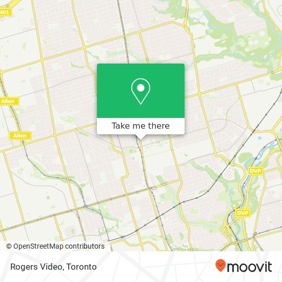 Rogers Video map