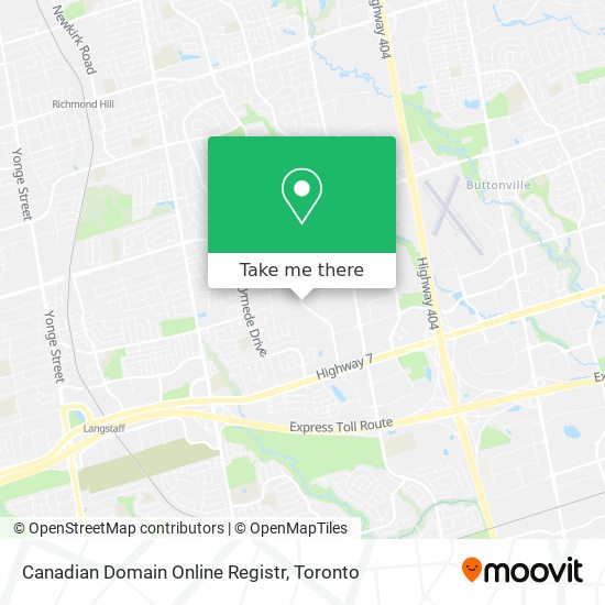 Canadian Domain Online Registr map