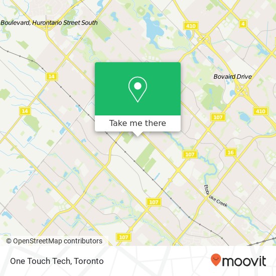One Touch Tech map