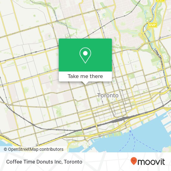 Coffee Time Donuts Inc map