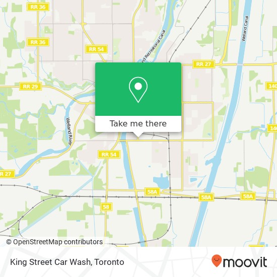 King Street Car Wash map