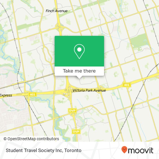 Student Travel Society Inc map