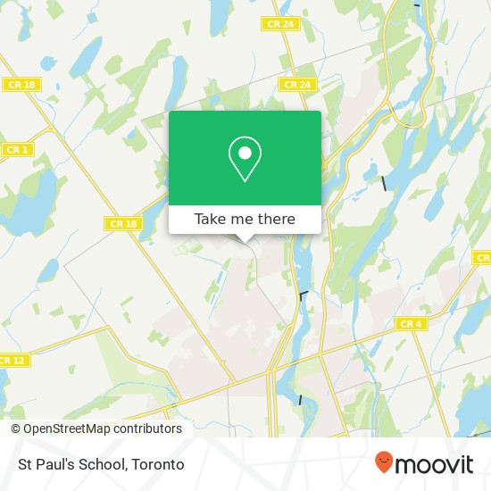 St Paul's School map