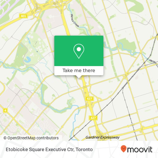 Etobicoke Square Executive Ctr map