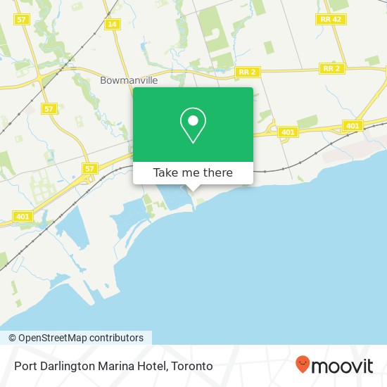 Port Darlington Marina Hotel map