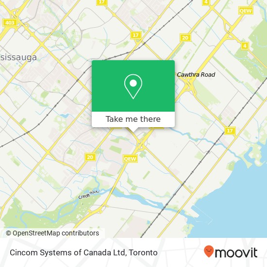 Cincom Systems of Canada Ltd map