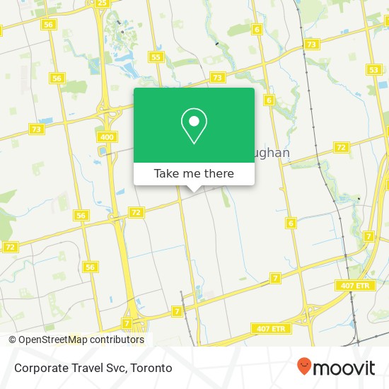 Corporate Travel Svc map