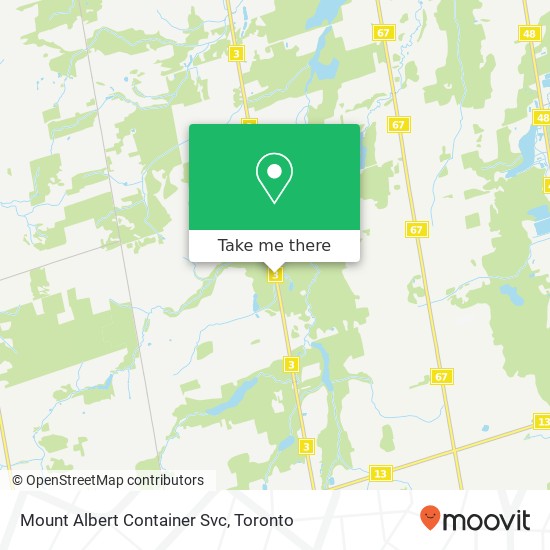 Mount Albert Container Svc map