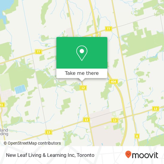 New Leaf Living & Learning Inc map