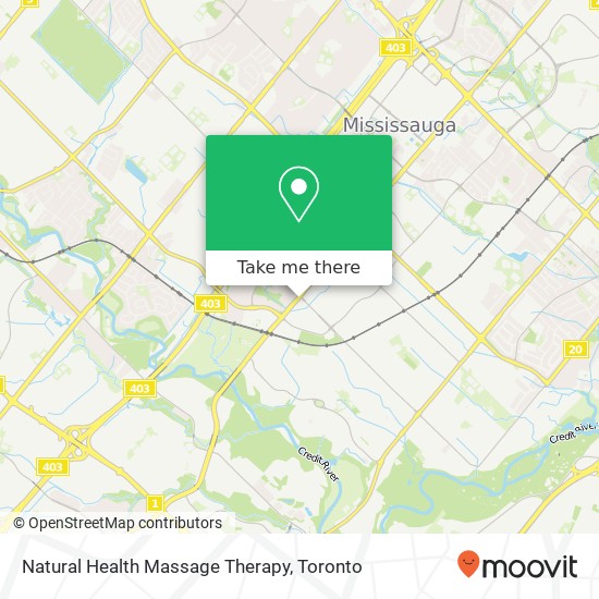 Natural Health Massage Therapy map